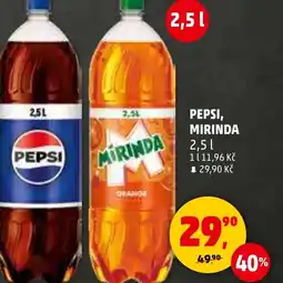 Penny Market Pepsi Mirinda nabídka