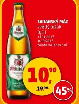 Penny Market Svijanský máz světlý ležák nabídka