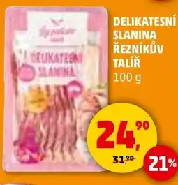 Penny Market Delikatesní slanina řezníkův talíř nabídka