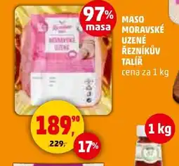 Penny Market Maso moravské uzené řezníkův talíř nabídka