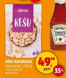Penny Market Kešu naturalia nesolené nabídka