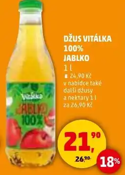 Penny Market Džus vitálka 100% jablko nabídka