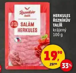 Penny Market Herkules řezníkův talíř krájený nabídka