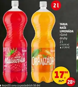 Penny Market Tanja naše limonáda různé druhy nabídka