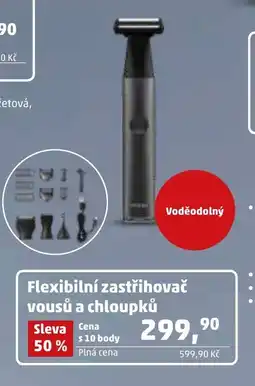 Penny Market Flexibilní zastřihovač vousů a chloupků nabídka