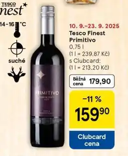 Tesco Tesco Finest Primitivo nabídka