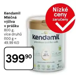 Tesco Kendamil Mléčná výživa v prášku nabídka