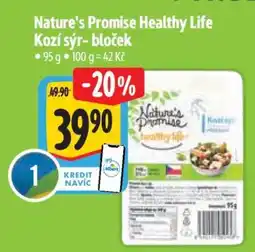 Albert Nature’s Promise Healthy life Kozí sýr bloček nabídka
