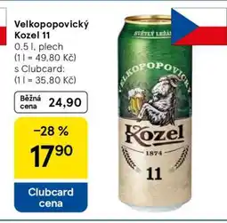 Tesco Velkopopovický Kozel 11 nabídka