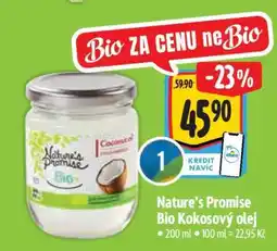 Albert Nature’s Promise Bio Kokosový olej nabídka