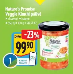 Albert Nature’s Promise Veggie Kimchi pálivé nabídka