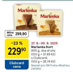 Tesco Marlenka dort nabídka