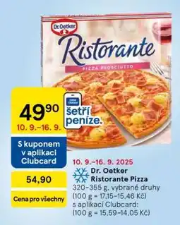 Tesco DR. Oetker Ristorante pizza nabídka