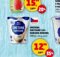 Penny Market Zakysaná smetana nabídka