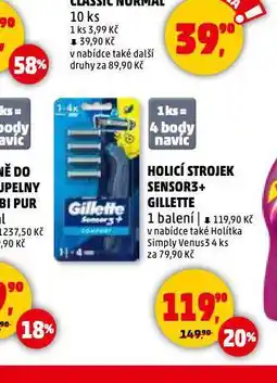 Penny Market Gillette holicí strojek nabídka