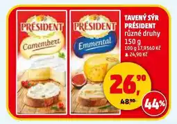 Penny Market Président tavený sýr nabídka