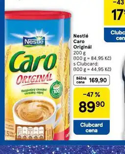 Tesco Nestlé caro originál nabídka