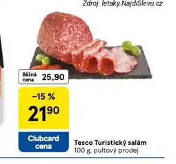 Tesco Turistický salám nabídka