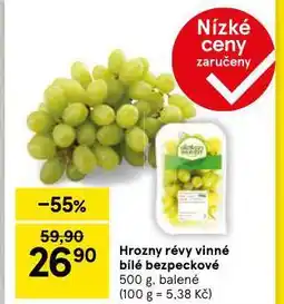 Tesco Hrozny révy vinné bílé bezpeckové nabídka