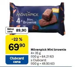 Tesco Movenpick mini brownie nabídka