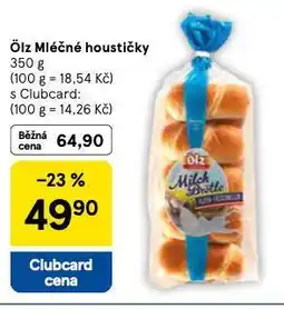 Tesco Mléčné houstičky nabídka