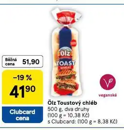 Tesco Toustový chléb nabídka