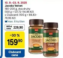 Tesco Jacobs velvet nabídka