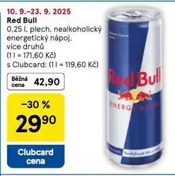 Tesco Red bull nabídka