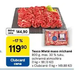 Tesco Mleté maso míchané nabídka