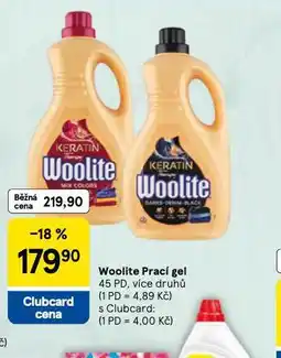 Tesco Woolite prací gel nabídka