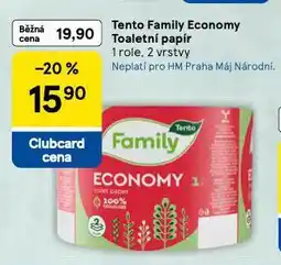 Tesco Tento femily economy toaletní papír nabídka