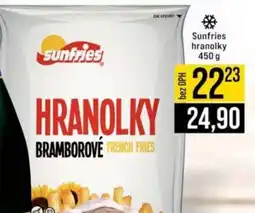 Jip Sunfries hranolky nabídka