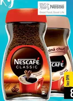 Jip Nescafé Classic instantní káva Crema Original Bez kofeinu nabídka