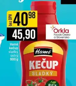 Jip Hamé kečup sladký ostrý nabídka