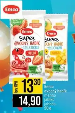 Jip Emco ovocný hadik mango jablko jahoda nabídka