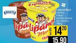 Jip Lipánek Maxi vanilka kakao vanilka+kakao bez laktózy nabídka