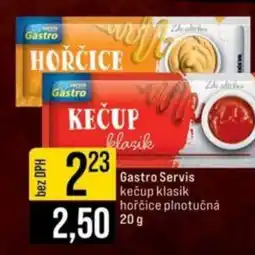 Jip Gastro Servis kečup klasik hořčice plnotučná nabídka