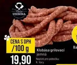 Jip Klobása grilovací jemná nabídka