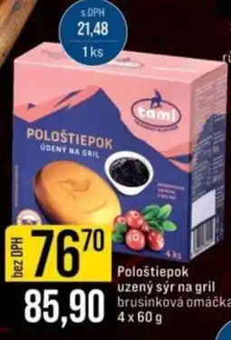 Jip Pološtiepok uzený sýr na gril brusinková omáčka nabídka