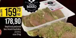 Jip Vepřová pečeně bez kosti bylinky plátky nabídka