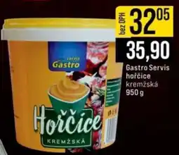 Jip Gastro Servis hořčice kremžská nabídka