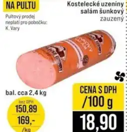 Jip Kostelecké uzeniny salám šunkový nabídka