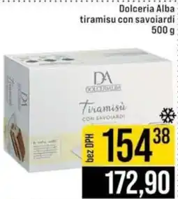 Jip Dolceria alba tiramisu con savoiardi nabídka
