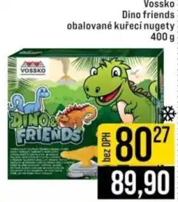 Jip Vossko Dino friends obalované kuřecí nugety nabídka