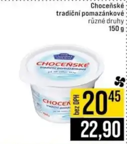 Jip Choceňské tradiční pomazánkové nabídka