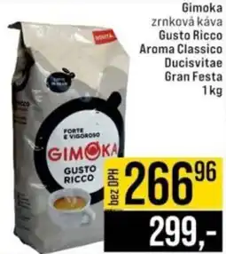 Jip Gimoka zrnková káva Gusto Ricco Aroma Classico Ducisvitae Gran Festa nabídka