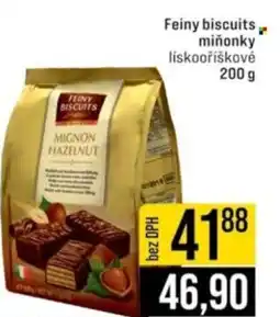 Jip Feiny biscuits miňonky lískooříškové nabídka
