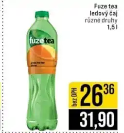 Jip Fuze tea ledový čaj nabídka