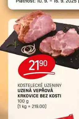 Flop UZENÁ VEPŘOVÁ KRKOVICE BEZ KOSTI 100 g nabídka