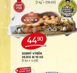 Flop DOBRÝ VÝBĚR VEJCE M 10 KS nabídka